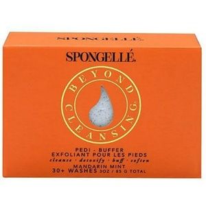 Spongelle Mandarin Mint Pedi-Buffer30+ Washes
